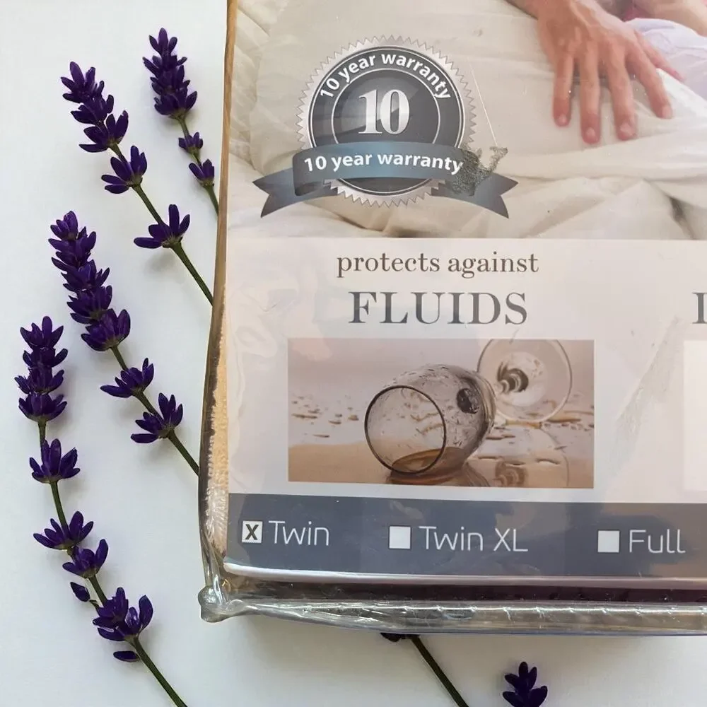 SafeRest Mattress Protector Hypoallergenic 100% Waterproof TWIN Breathable